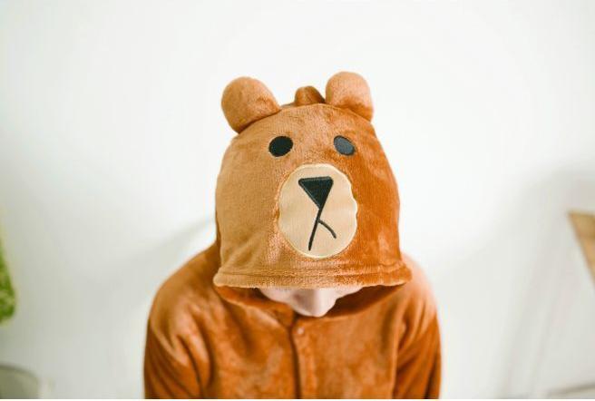 Actual product image MU Classic Bear costume (L)