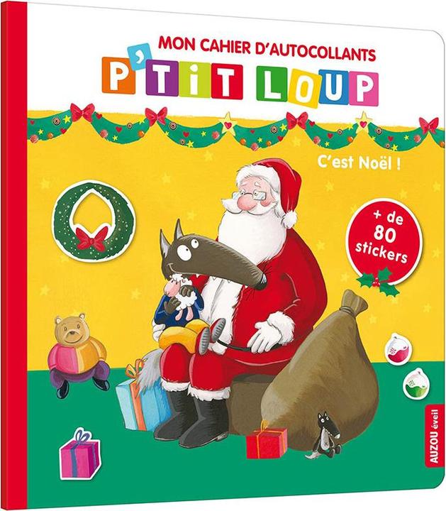 Produktbild P'tit Loup / Mon cahier d'autocollants : c'est Noël!