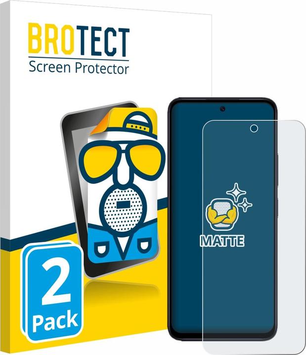 Actual product image BROTECT Anti-glare screen protector matt (2 Piece, Xiaomi Redmi 12)