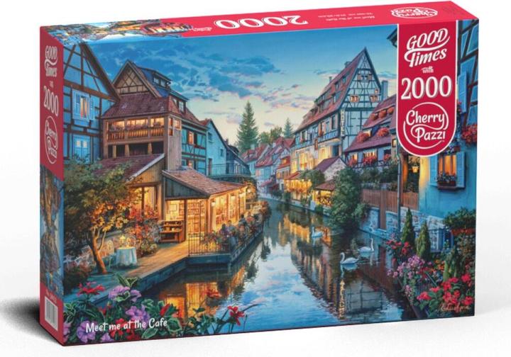 Actual product image Cherry Pazzi Puzzle Meeting at the Cafe 2000 pieces (2000 pieces)