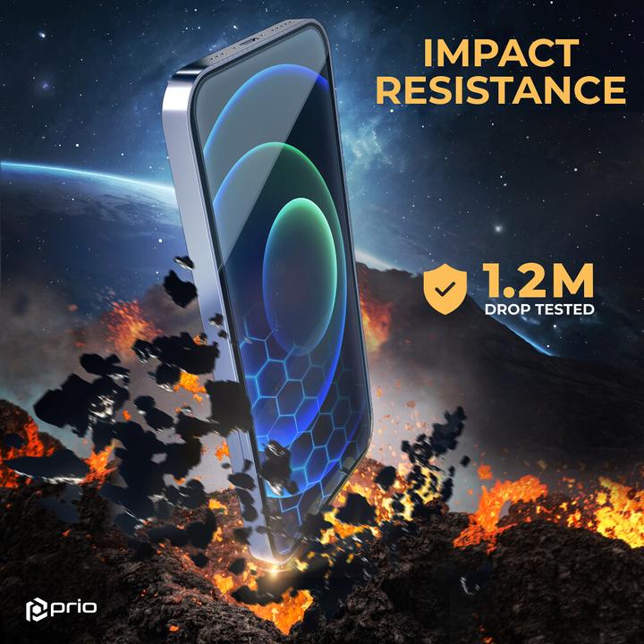 Produktbild prio Anti-Scratch Tempered Glass für iPhone 16 Pro Max (6,9 Zoll) klar (1 Stück, Apple iPhone 15 Pro)