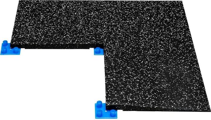 Image du produit Stockz Bordure d'angle pour sol caoutchouc "Connect Tiles Corner" 50x50cm (2 cm)