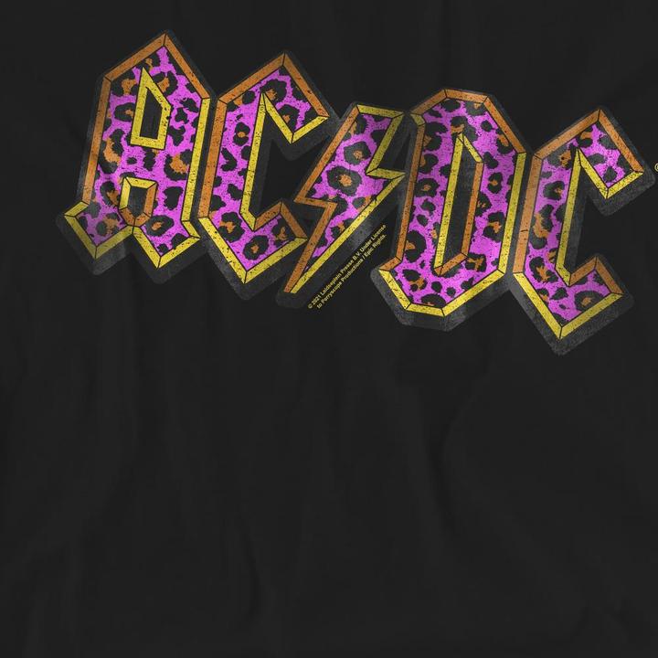 Actual product image AC/DC Unisex Adult Animal Print T-Shirt (XL)