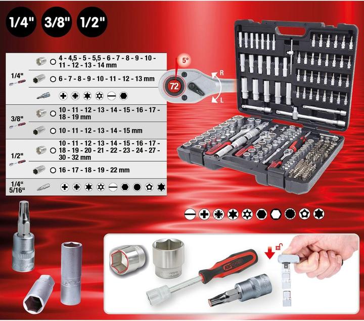 Actual product image KS Tools Socket wrench set (32 mm, 19 mm, 6 mm, 12 mm, 24 mm, 14 mm, 22 mm, 16 mm, 23 mm, 10 mm, 21 mm, 18 mm, 27 mm, 7 mm, 31 mm, 17 mm, 11 mm, 5 mm, 15 mm, 26 mm, 30 mm, 8 mm, 28 mm, 9 mm, 29 mm, 13 mm, 20 mm, 25 mm, 4 mm)