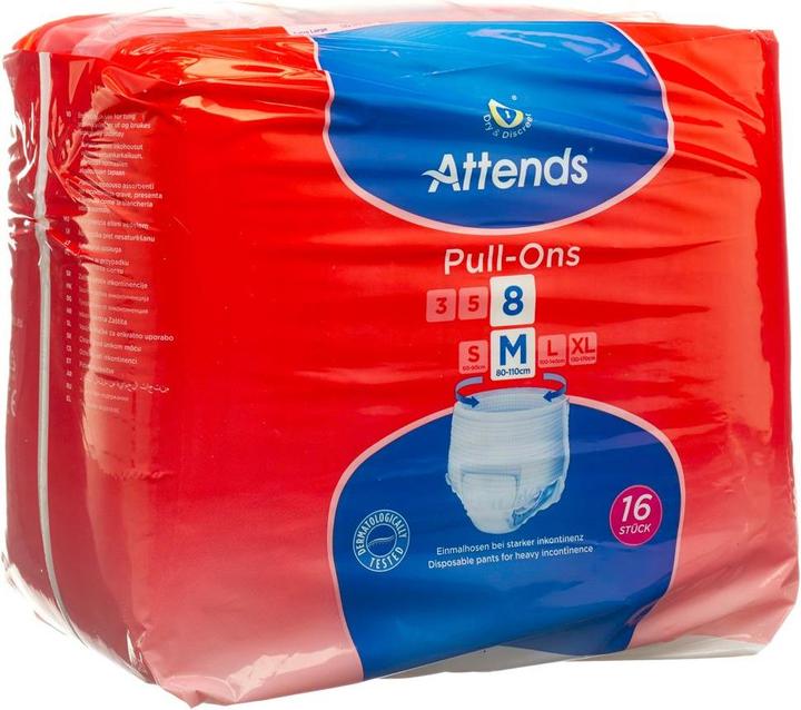 Actual product image Attends Pull Ons 8 M (16 x, M)