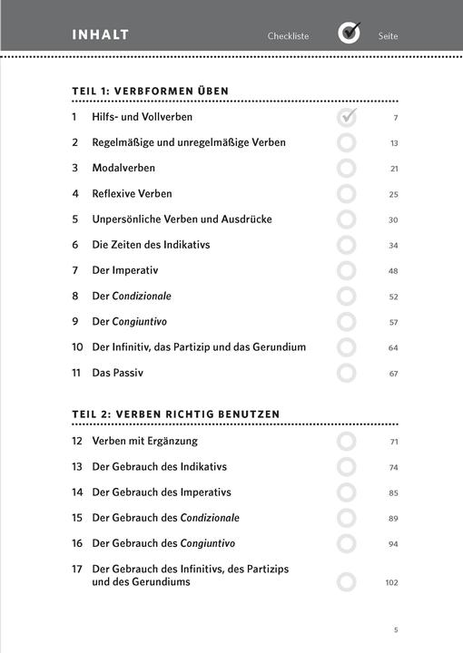 Produktbild Verben & Zeiten trainieren Italienisch (Deutsch, PONS, 2020)
