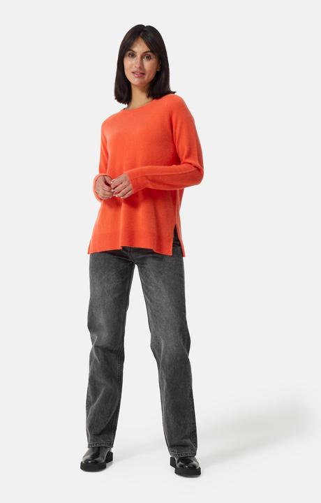 Actual product image Cash-Mere Kaschmir Rundhals Pullover mit Seitenschlitzen (XS)