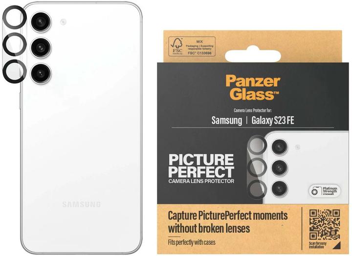 Produktbild PanzerGlass PicturePerfect Camera Lens Protector (1 Stück, Samsung Galaxy S23 FE)