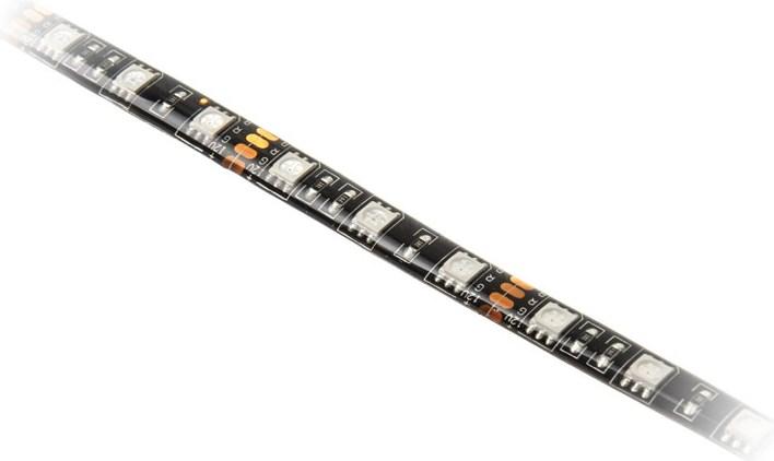 Actual product image Aqua Computer RGB LED Strip, IP65, black - 25cm (RGB)