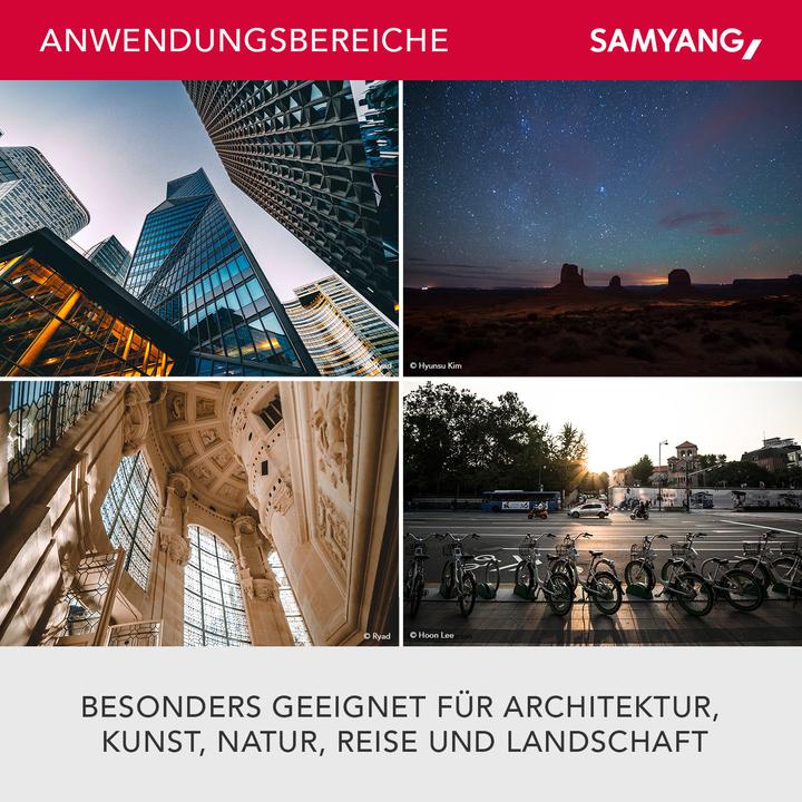 Image du produit Samyang AF 14mm F2.8, Sony E-Mount (Sony E, Plein format, APS-C / DX)