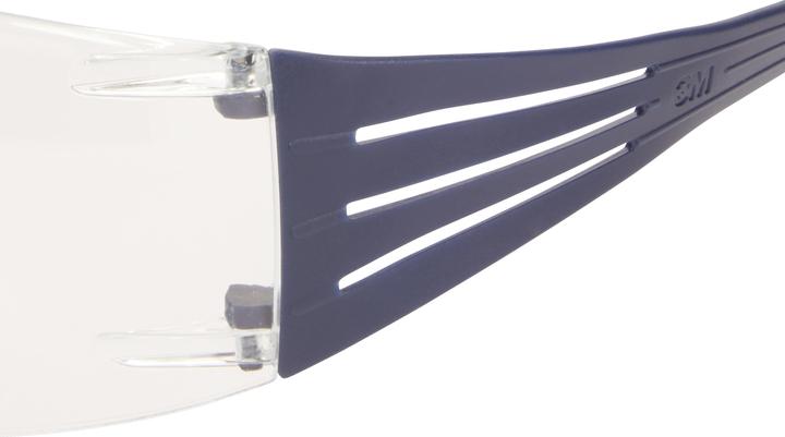 Actual product image 3M SecureFitGogglesPremiumScotchgardAntiFogCoatingArm ClearLensPCUVASSGAF