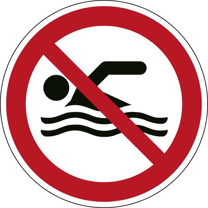 Image du produit Brady Panneau de sécurité ISO - Natation interdite