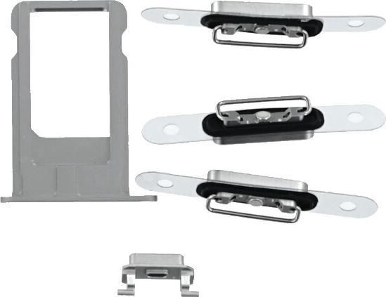 Image du produit OEM Dos de rechange iPhone 6s Plus gris, sans logo (IPhone 6S Plus)