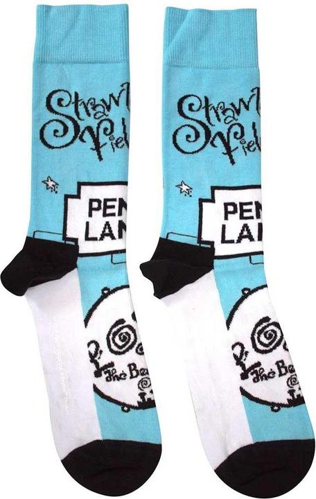 The Beatles Strawberry FieldsPenny Lane Socken (40.5 - 45.5)