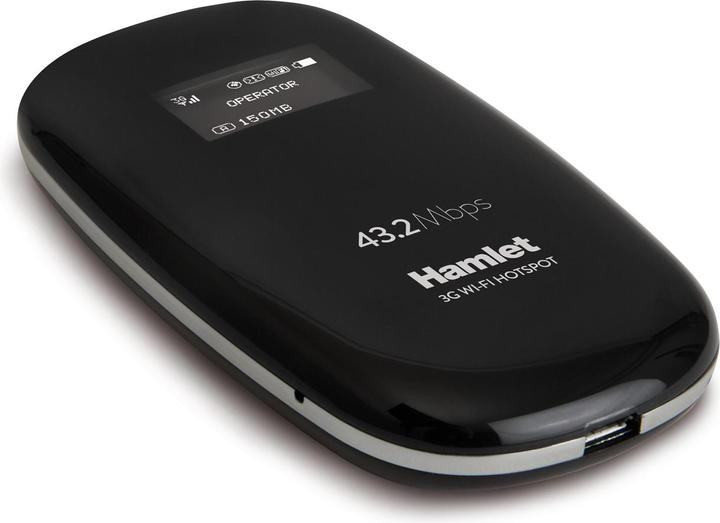 Image du produit Hamlet Routeur de partage de réseau Wi-Fi 3G pouvant accueillir jusqu'à 10 appareils avec emplacement