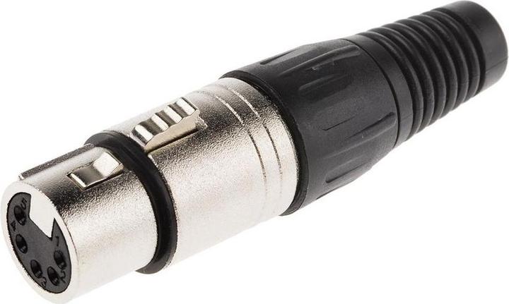 Image du produit Rs Pro Fiche XLR femelle 5 voies nickélée