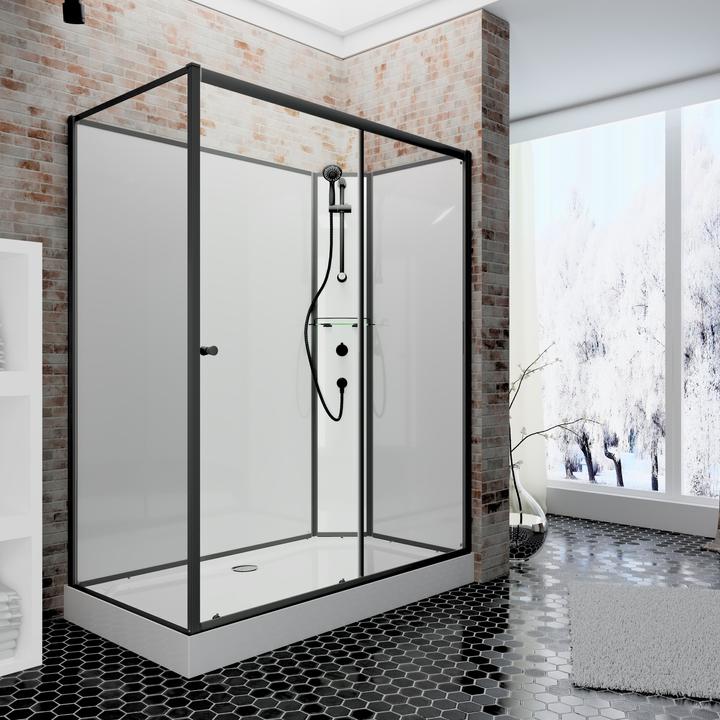 Produktbild Schulte Komplettdusche Ecklösung (120 cm, 80 cm, 204 cm)
