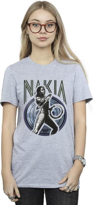 Immagine prodotto Wakanda Forever Nakia Shield Maglietta Ampia Donna (S)