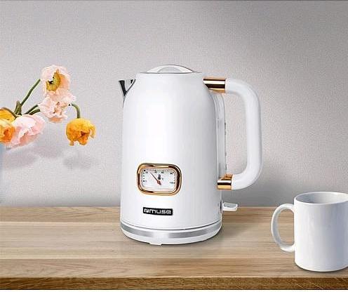 Produktbild Muse MS030 W Edelstahl Wasserkocher weiss (1.70 l)