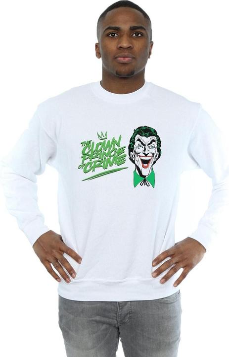 Actual product image Mens Batman Joker The Clown Prince Of Crime Cotton Sweatshirt (M)