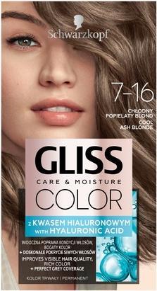 Schwarzkopf Gliss Color Care & Moisture Permanent Hair Dye 7-16 Coolhond (7-16 Coolhond)