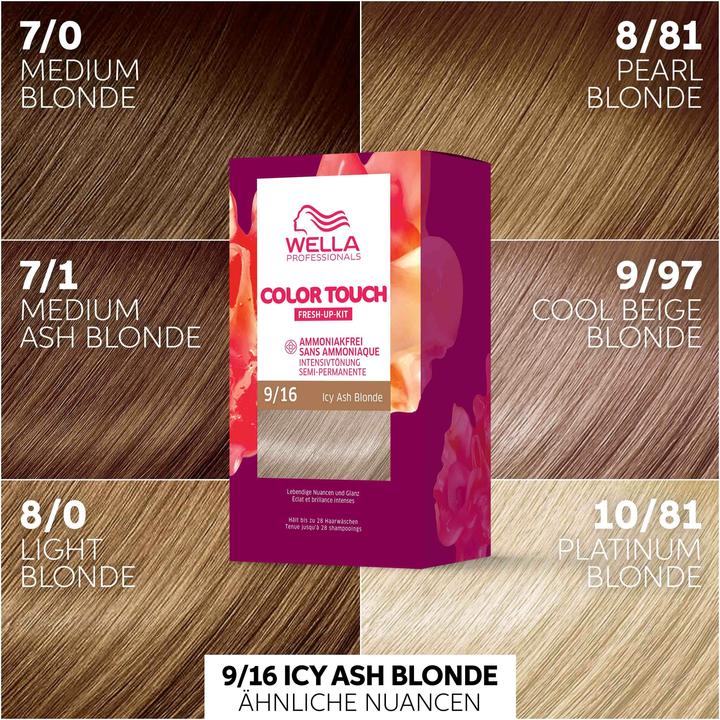 Produktbild Wella Color Touch Fresh-Up-Kit (10/81 hell-lichtblond perl-asch)