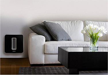 Actual product image Flexson Wall mount for Sonos Sub, black (1 pcs., Wall installation, Pivoting, Tiltable)