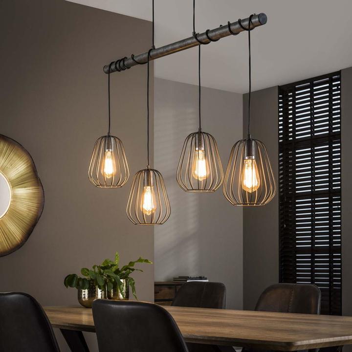 Produktbild famlights Madeleine aus Metall in Silber 4xE27 (E27)