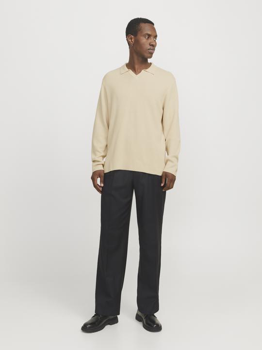 Produktbild Jack & Jones Jprwason Knit Split Neck Styd Aw24 (L)