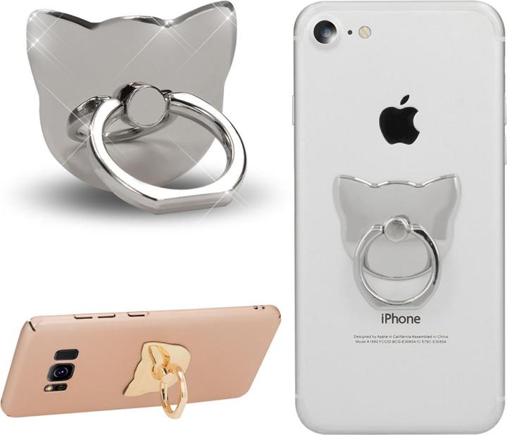 Nalia Fingerhalterung Ring-Halter Katze