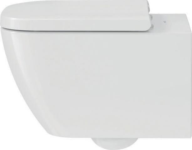 Image du produit Duravit WC suspendu HAPPY D.2 RIMLESS profond, 365x540mm HygieneGlaze blanc