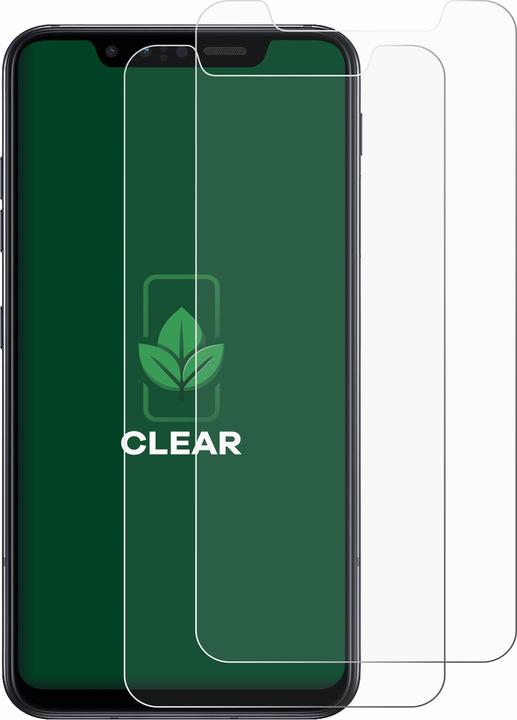 Productafbeelding ScreenLeaf Beschermfolie duurzame screenprotector screenprotector folie helder transparant (2 Stuk, LG G8s ThinQ)