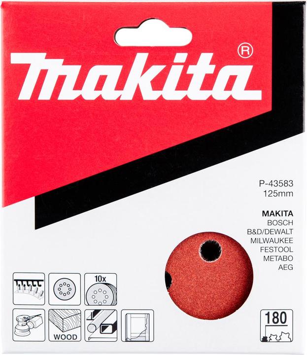 Image du produit Makita Papier de verre (P180)