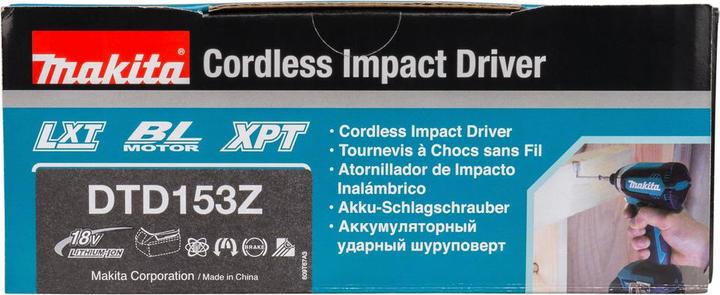 Actual product image Makita Dtd153z (Rechargeable battery operated)
