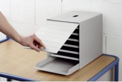 Actual product image Durable IDEALBOX PLUS 7 drawer box, HxWxD 322 x 250 x 365 mm, charcoal. (C4, A4)