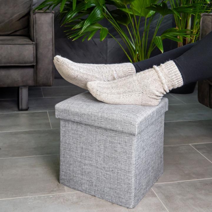 Actual product image Intirilife Cube seat ALASKA GREY