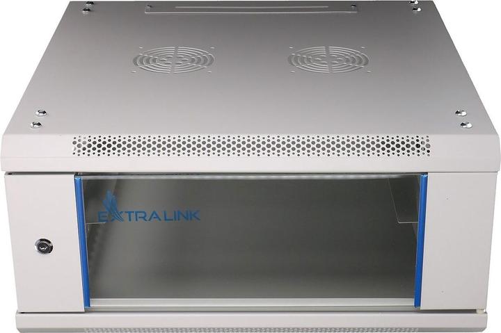 Produktbild Extralink EX.8543 rack cabinet 4U Wall mounted rack Grey (4 HE, 19 Zoll Rack)