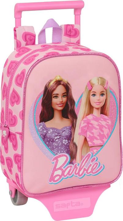 Produktbild Barbie Schulrucksack mit Rädern Love Rosa 22 x 27 x 10 cm