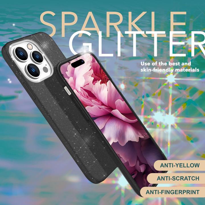 Produktbild Nalia Glitzer Hülle (Apple iPhone 15 Pro)