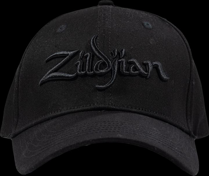 Produktbild Zildjian Baseball Cap, Blackout Stretch Fit Hat, M/L, schwarz (M/L)