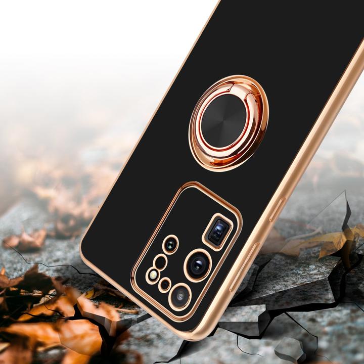 Produktbild Cadorabo Hülle für Samsung Galaxy S20 ULTRA im TPU mit Kameraschutz und Ring LM089 Style (Samsung Galaxy S20 Ultra)
