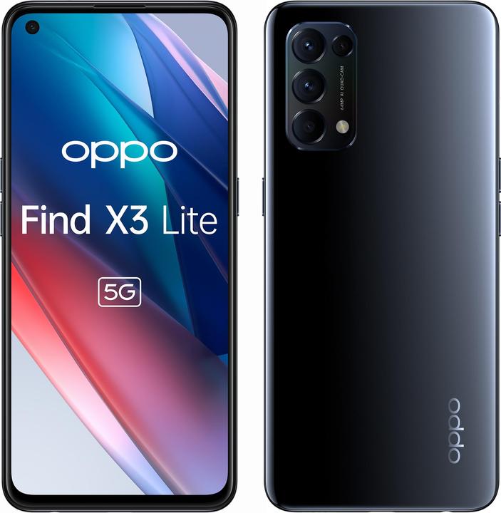 Immagine prodotto OPPO Trova X3 Lite (128 GB, Nero stellato, 6.43", Doppia SIM, 64 Mpx, 5G)