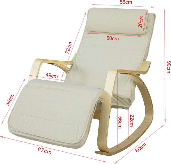 Actual product image SoBuy Rocking chair