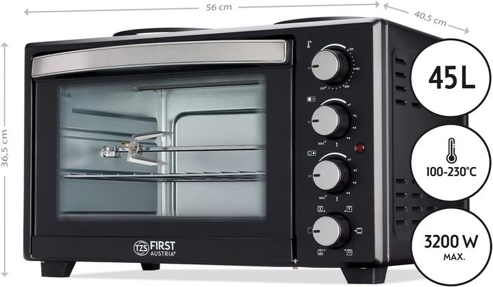 Productafbeelding First Elektrisch fornuis met oven 5045-4