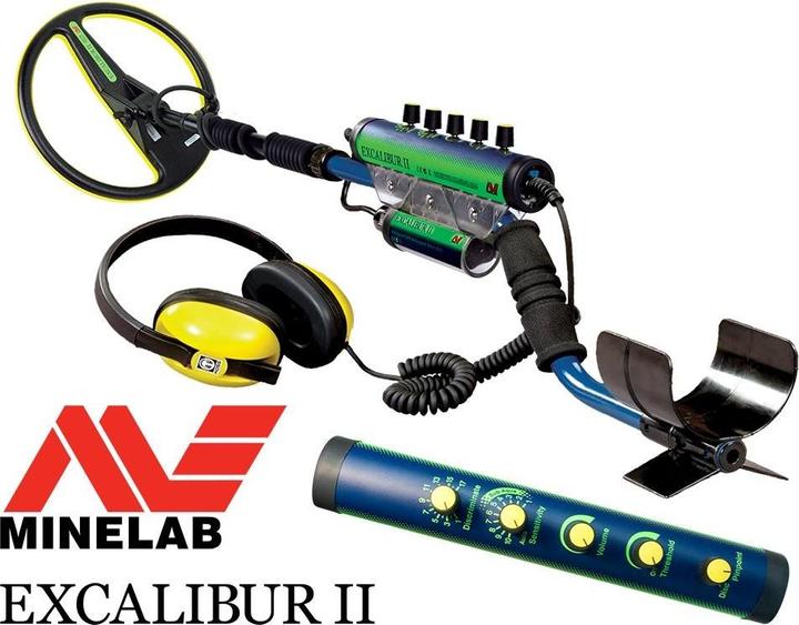 Image du produit Minelab Excalibur II met 20cm / 8 schijf / GERESERVEERD. Spécialiste de la détection de métaux.