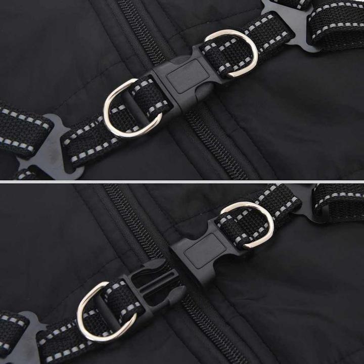 Image du produit VidaXL Manteau pour chien avec harnais Imperméable Réfléchissant (40, Manteau pour chien)