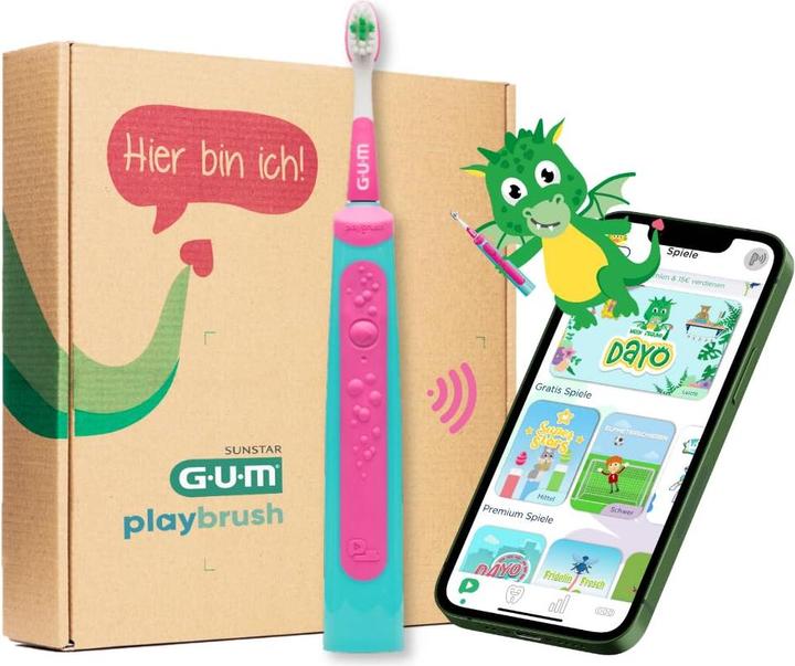 Actual product image GUM Playbrush intelligente Schalzahnbürste (Sonic toothbrush)