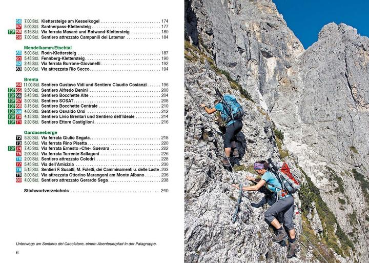 Produktbild Klettersteige Dolomiten - Brenta - Gardasee (Deutsch, Mark Zahel, 2023)