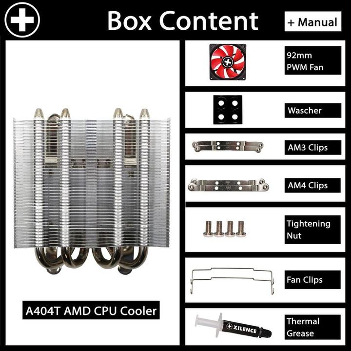 Actual product image Xilence AMD, 600-2200 ± 10% RPM, 65.4 CFM, 14 - A (25 mm)