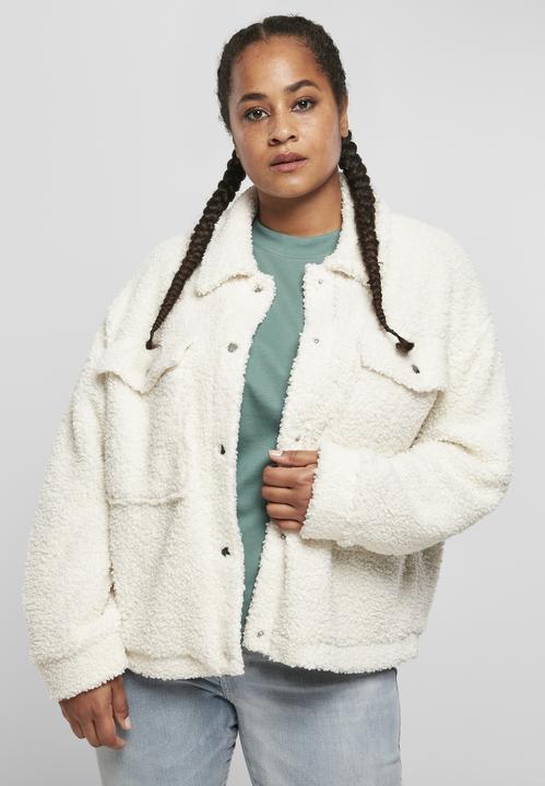 Actual product image Urban Classics Ladies Sherpa Trucker Jacket - 13447 (5XL)